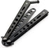 Butterfly knife, 2 Pack Practice Knives Trainer Martial Arts Practice Swords Steel Metal Folding Training Knife Tool Unsharpened for Men Boys Kids...