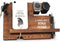 World's Best Bonus Father Wooden Desk Docking Station, Best Bonus Dad Gifts, Father's Day Birthday Gifts for Bonus Dad Stepdad Stepfather, Bonus D...