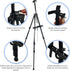 Portable Artist Easel Stand, Metal Tripod Adjustable Easel for Painting Canvases Height from 17 to 66 Inch,Carry Bag for Table-Top/Floor Didplayin...