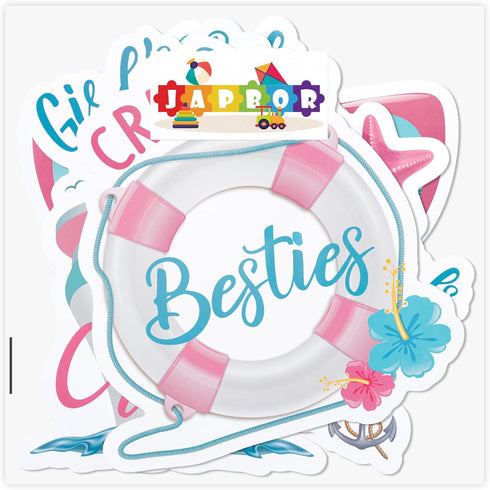 Cruise Door Decorations Magnetic - 4PCS Oh Ship It’s A Girls Trip Magnets, Girl Cruise Ship Car Cabin Refrigerator Magnet Decal, Cruising Magnetic...