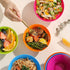 Plastic Bowls Set 12 Pieces, 3 Sizes 14/20/25oz Unbreakable Reusable Light Weight Bowl for Cereal, Noodle, Soup, Pasta, Ramen, Popcorn, Ice Cream,...