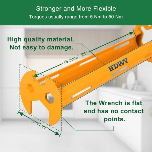 2pcs Multifunctional Basin Wrench, 11 Sizes Universal Faucet Nut Sink Wrench, Plumber Home Improvement Plumbing Hand Tools, Kitchen Sink Drain Tub...