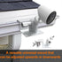 Gutter Mount for Eufy, Wyze, Google Nest, Arlo, Simplisafe, Ring Stick up Cam/Pro, Wyze Cam v3 Pro, Compatible with Any Security Camera and Solar ...