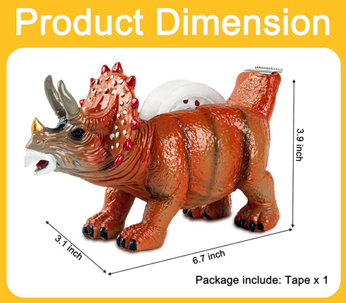 Dinosaur Tape Dispenser Desk Tape Dispenser Cute Desktop Tape Dispenser Tape Holder Office Tape Desk Dispenser...