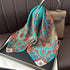 100% Pure Mulberry Silk Scarfs 27"x27" Square Scarf Women Neckerchief Headscarf hair scarf bandana Gift Packed...
