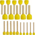 20 PCS Round Sponges Brush Set Kids Painting Tools - Pistha Sponge Painting Stippler Set DIY Painting Tools in 4 Sizes for Kids (Yellow)...