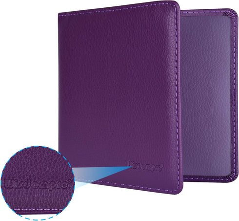 Wisdompro Small Car Registration and Insurance Documents Holder - Premium PU Leather Vehicle Glove Box Paperwork Wallet Case Organizer for ID, Dri...