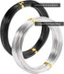 16 Gauge?Silver+Black Wire +Pliers?65ft/20M Metal Wire,Aluminum Wire, Bending Wire,Armature Wire for Sculpting and DIY Craft Supplies...