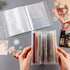 A6 Clear Sticker Photo Storage Album, Stamp Cutting Dies Storage Book Organizer Folder,40 Pages Clear Die & Stamp Storage Bag Transparent Plastic ...