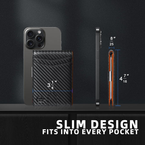 Zitahli Slim Wallet for Men Gifts 12 Card Slots ID Window With Money Clip Minimalist RFID Front Pocket Bifold Leather Small Thin Gift Box Dad Birt...