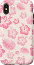 iPhone X/XS Pink Hibiscus Soft Girl Coquette Beach Tropical Floral y2k Case...