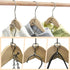 Metal Clothes Hanger Connector Hooks, 50PCS Hanger Extender Hooks, Clothes Hanger Organizer Mini Space Saver Hangers Stainless Steel Hooks for Han...