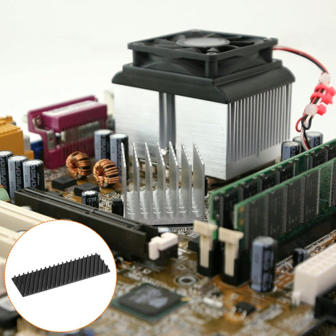 MECCANIXITY Copper Heatsink Coated Graphene 70x20x3mm with Thermal Pad and Rubber Ring for M.2 SSD PC, Laptop Cooler 1 Set...