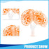 Soft Silicone Glowing Simulation Coral, Fluorescence Aquatic Artificial Water Plants for Aquarium (Orange)...