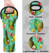 Tropical Pineapple Pattern Wine Bag Neoprene Wine Tote Bags Leakproof Travel Wine Tote with Handle Reusable Cooler Bag for Picnic Travel Birthday ...