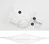 Jumbo Toy Hammock Stuffed Animals and Toy Storage Hammock Net 70" Wall Sling Corner Extra Large Kids Children Mesh Toy Net Organizer White...