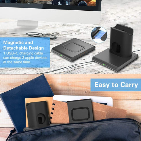 COSOOS Wireless Charger, Wireless Charging Pad for iPhone 15 Pro Max, 14 Pro,14 Plus,14, 13,12 Pro,12/11 Pro Max/X/XS/XR/8 Plus, iWatch 8/7/6/5/4/...