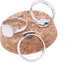 20pcs Stainless Steel 10mm Circle Pad Ring Bezel Blanks DIY Adjustable Fingerring Base Settings for Jewelry Making (Plain Steel)...