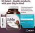 SAM-e for Small and Medium Adult Dogs, 60 Tablets, 90mg Active S-Adenosyl L-Methionine, SAM-e Supplement for Dogs, Hepatic Health, Cognitive Suppl...