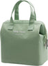 Mziart Insulated Lunch Bag Simple Bento Cooler Bag Lunch Tote Bag for Lunch Box for Women Men Adult Picnic Working Hiking Beach (Light Green)...