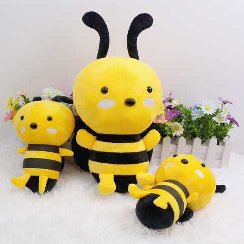 Bee Plush, Bee Stuffed Animal Bee Plushie Cute Kawaii Stuffed Honeybee Toy Plush Doll Valentines Day Gifts for Kids Girlfriend...