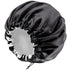 Satin Silk Bonnet for Curly Hair Bonnet Braid Bonnet for Sleeping Bonnets for Women Large Double-Layer Adjustable Black...
