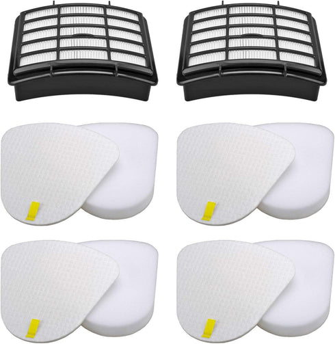 2 + 4 Pack Vacuum Filters Replacement Compatible for Shark Navigator Lift-Away NV350, NV351, NV352, NV355, NV356E, NV357, NV360, NV370, NV391, UV4...