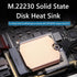 Steam Deck SSD Heatsink Thermal Pad, M.2 2230 NVME SSD Copper Heat Sink Cooling Thermal Pastes Back Cover Opening Tools, Replacements Screwdriver ...
