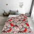 Red Cute Birds Cherry Flowers Soft Throw Blanket 40x50 inch Lightweight Warm Flannel Fleece Blanket for Couch Bed Sofa Travel Camping for Kids Adu...