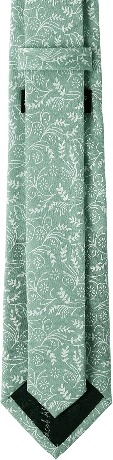 Jacob Alexander Men's Regular Floral Neck Tie...
