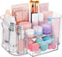 STORi Bliss Clear Makeup Organizer for Countertop, Divided Bathroom Organizer & Storage Drawer, Makeup Brush Holder, Cosmetic & Nail Polish Organi...