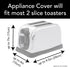 RITZ Premium Universal Two Slice Toaster Cover, 11.25" x 5.75" x 7", Polyester and Cotton Quilted, Fingerprint Protector, Super Soft Appliance & D...