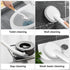 Sayone Bathroom Accessories,Bathroom Cleaning Brush, Toilet Bowl Brush, Toilet Brush and Holder Set, Grout Cleaner Brush, Scrub Brush for Shower T...