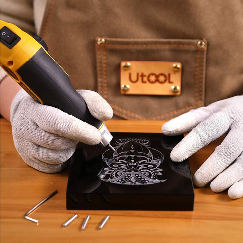 10PCS Engraver Diamond Point Tungsten Carbide Steel Bits & Spare Parts Set for UTOOL Engraving Tool...