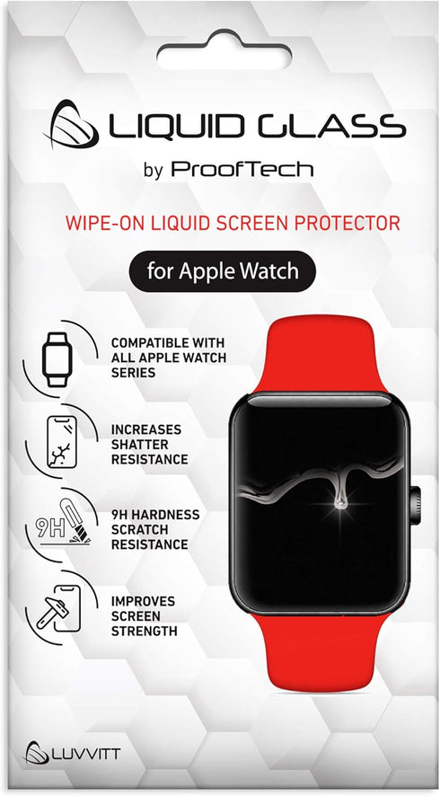CRYSTAL VIEW Liquid Glass Screen Protector for Apple Watch All Series...
