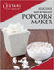 Microwave Air Popper | BPA Free Premium European Grade Clear Platinum Silicone Popcorn Maker | Replaces Microwave Popcorn Bags | Enjoy Air Popped ...