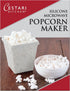 Microwave Air Popper | BPA Free Premium European Grade Clear Platinum Silicone Popcorn Maker | Replaces Microwave Popcorn Bags | Enjoy Air Popped ...