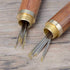 BENBO 2 Pieces Wooden Needle Case Sewing Needle Tubes Toothpick Storage Box Wood Needle Holder for Sewing Embroidery Hand Crafts...