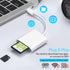 USB C SD TF Card Reader 2in 1 High Speed High Capacity No Need to Download App Support Transfer Video, Picture, File Micro SD Card Reader Compatib...