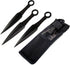 Ace Martial Arts Supply Ninja Stealth Black Throwing Knives with Nylon Case (Set of 3)...