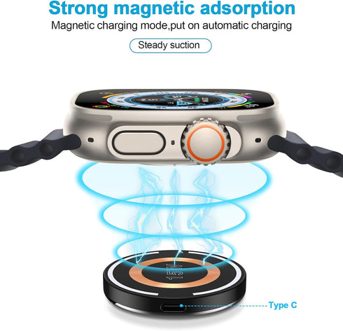 15W Magnetic Wireless Charger iPhone Fast Charging for Car Google Pixel 8 Pro/7/6/5/4/2XL Magnet Charger Cable Dock Compatible for MagSafe Charger...