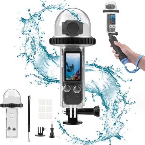 Waterproof Housing Case Compatible with DJI Osmo Pocket 3 Protective Diving Shell 40M Dept Osmo Pocket Gimbal Accessories Diving Case Floating Hol...