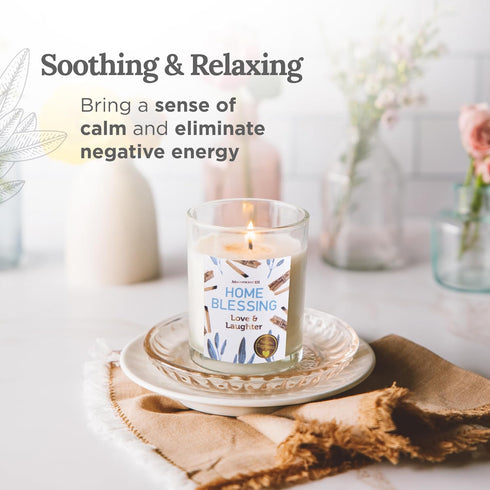 Magnificent 101 Long Lasting Set of 3 Home Blessing Smudge Candle| 3.5 Oz Each - 42 Hour Burn | Soy Wax Candle for House Energy Cleansing & Manife...