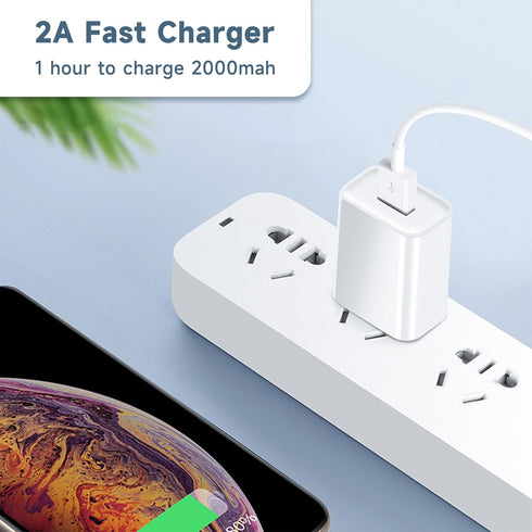 USB Wall Charger, 5V 2A Charger Power Adapter, Fast Charging USB Charger Block, Fast Plug Charging Block, USB Wall Plug for Baby Bottle Warmer, Ph...