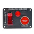 12V Ignition Switch Panel, Race Car Ignition Switches with Push Button Engine Starter Switch Panel, Racing Switch Panel Carbon Fiber LED Ignition ...