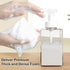 Foaming Soap Dispenser, 15 Oz Foam Soap Dispenser for Bathroom & Kitchen, Refillable Foaming Hand Soap Dispenser for Liquid Soap, 2Pcs Foam Pump B...