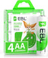 EBL AA Rechargeable Batteries 1.2V 2500mAh High Performance Pre-Charged AA Batteries - 4 Pack...