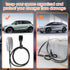 EV Charger Holder, Portable Electric Car Charger Hooks, EV Charger Nozzle Holster Dock and J-Hook Combination for J1772 Connector......