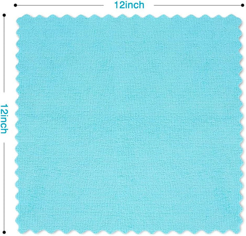 Orighty Microfiber Cleaning Cloths, Pack of 24, Highly Absorbent Cleaning Supplies, Lint Free Cloths for Multiple-use, Powerful Dust Removal Clean...