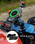BRCOVAN Aluminum Alloy Anti-Theft Double Socket Arm Compatible with RAM Mounts B Size 1'' Ball Components & Bike Motorcycle Phone Mount Holder wit...